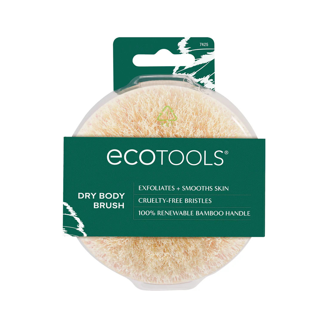 EcoTools Dry Body Brush Cruelty-Free Bristles Exfoliate & Smooth Skin Dry
