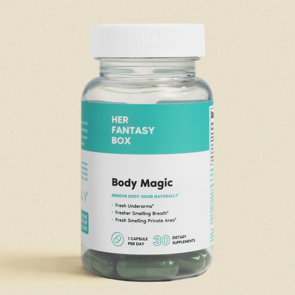 Her Fantasy Box Body Magic Chlorophyll Pill – For Body Odor, Detox & Skin