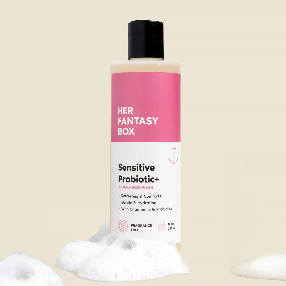 Her Fantasy Box Sensitive Probiotic+ pH Balanced Feminine Wash 8oz