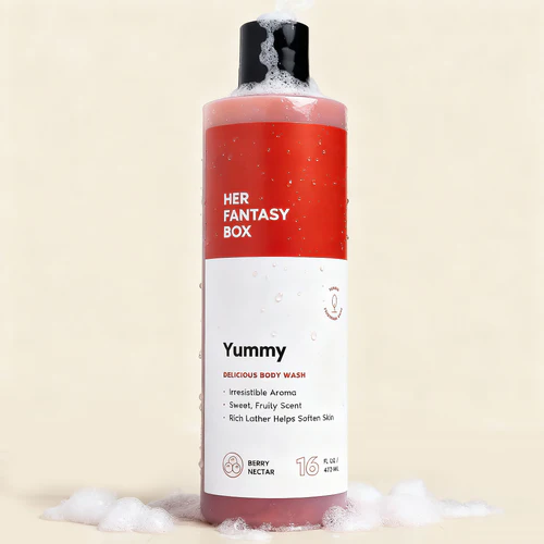 Her Fantasy Box Yummy Organic Body Wash-Hydrating & Juicy 8oz