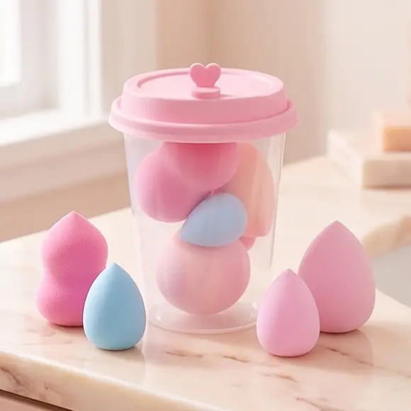 5pc Makeup Sponges In Cup