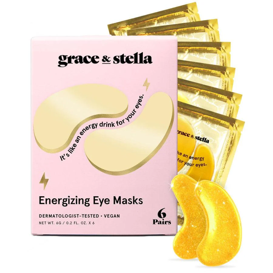 Grace & Stella 6 Pair Energizing Eye Mask Box