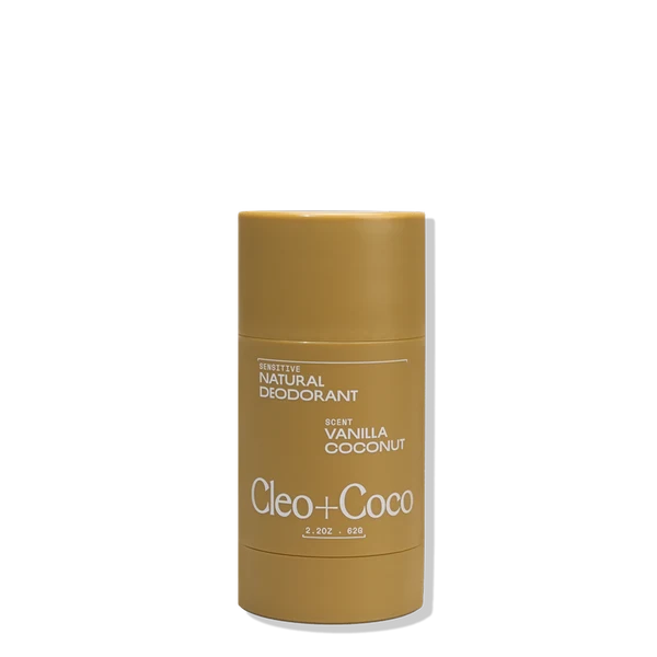 Cleo + CoCo Sensitive Natural Deodorant Balm Vanilla Coconut