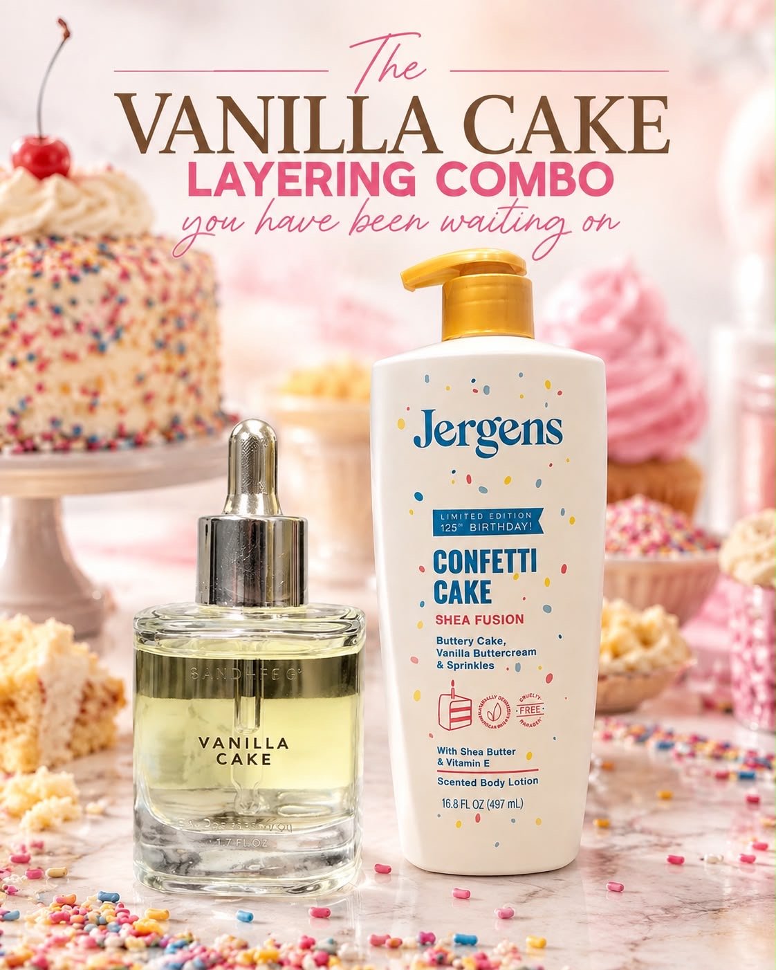 Vanilla Cake Layering Combo
